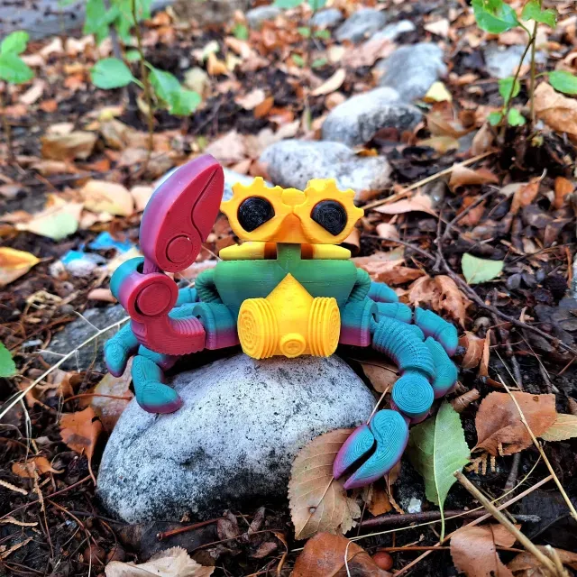 Steampunk Crab Toy (Stl/3MF) — Image 9 of 9