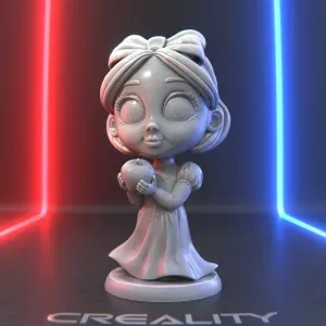 "Snow White Fan Art" – Enchanting Princess Sculpture
