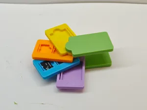 Rainbow-colored SD card and TF card storage box，Expandable