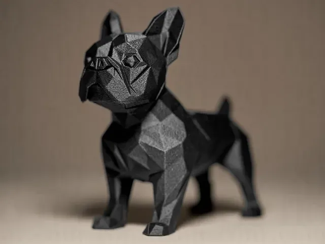 Geometric FRENCH BULLDOG Figurine — Image 3 of 8