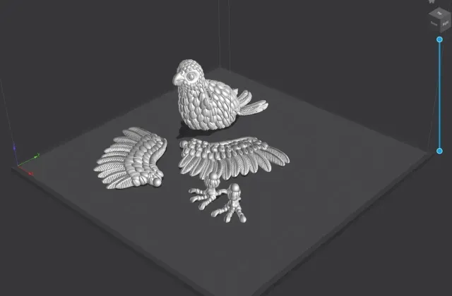 Print in place Flexy African grey — Фото 6 из 9