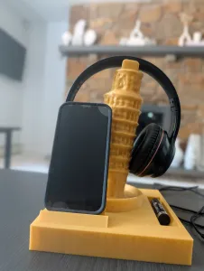 LEANING TOWER OF PISA HEADPHONE HOLDER