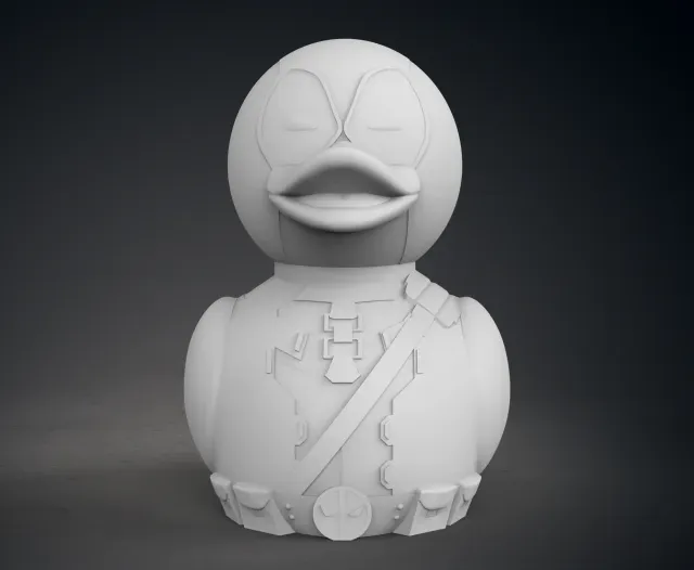 Cute Deadpool Rubber Duck — Фото 3 из 9