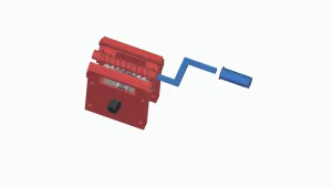 Worm Gear with crunk