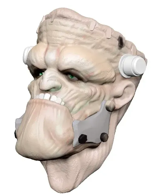Frankenstein Head Fridge Magnet — Image 7 of 9