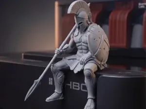 Resting Spartan Warrior