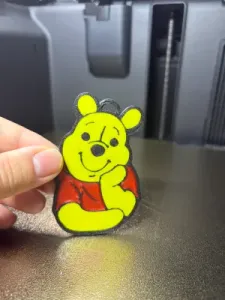 Winnie the Pooh Keychain-3D Print Model