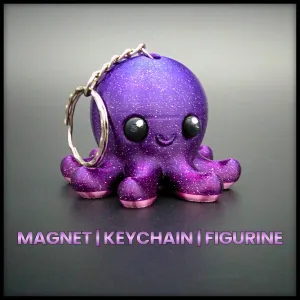 Cute Octopus - Keychain - Fridge Magnet - Figurine