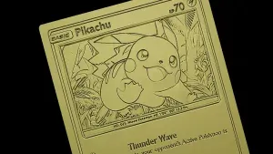 Pikachu Pokemon card