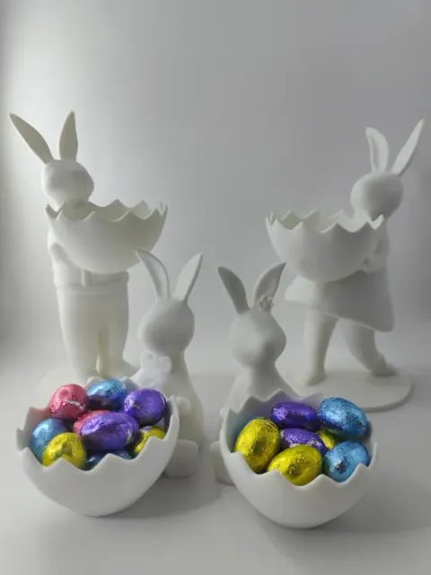 Easter Bunny Girl with Egg Basket — Фото 3 из 9