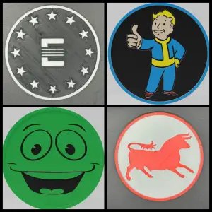 EASY TO PRINT, FALLOUT COASTER COLLECTION, BEVERAGE, DRINK,