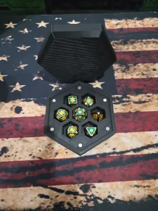 6 Side dice box 22mm dice
