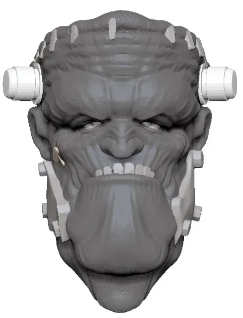 Frankenstein Head Fridge Magnet — Image 3 of 9