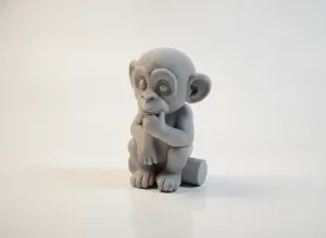 Cute Monkey Pondering