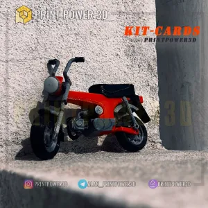 Retro mini bike kit card