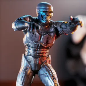 "RoboZombie" - Robocop Zombie Unique design print by parts