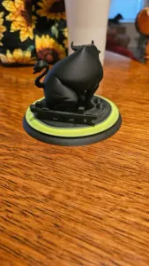 Humorous Bull Ship Desk Ornament