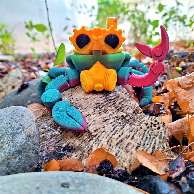 Steampunk Crab Toy (Stl/3MF) — Image 8 of 9