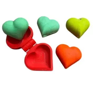 PRINT IN PLACE MOULD FOR A HEART - SENSORY PLAY
