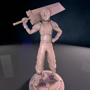 Zack Fair Sculpture – Final Fantasy VII Fan Art (Multi-Part