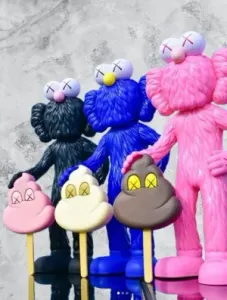 Kaws BFF x Warm Regards Fan Art Toy