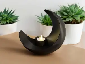 Lunar Glow -Moon LED Candle Holder