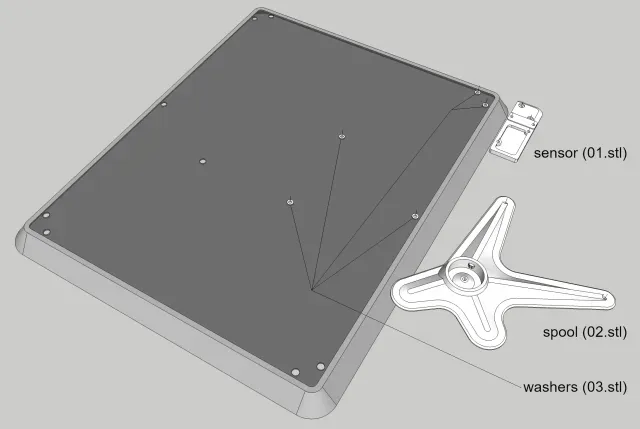 K1C Side Spool & Filament Sensor mod — Фото 7 из 9