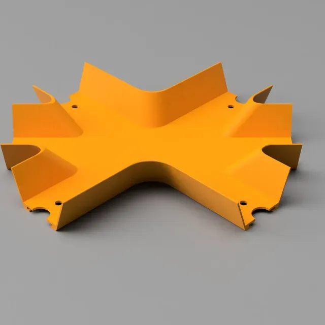 ✖️ Car Track Three Ways Crossing 45°&90°High Hot Wheels Comp — Image 5 of 9