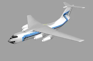 Модель самолета ИЛ-76