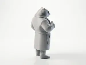 Dapper Panda Figurine Animals 3D Printable
