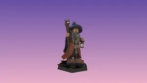4563 Fairy Tale Gnome – Color Full-Body Figurine STL DND