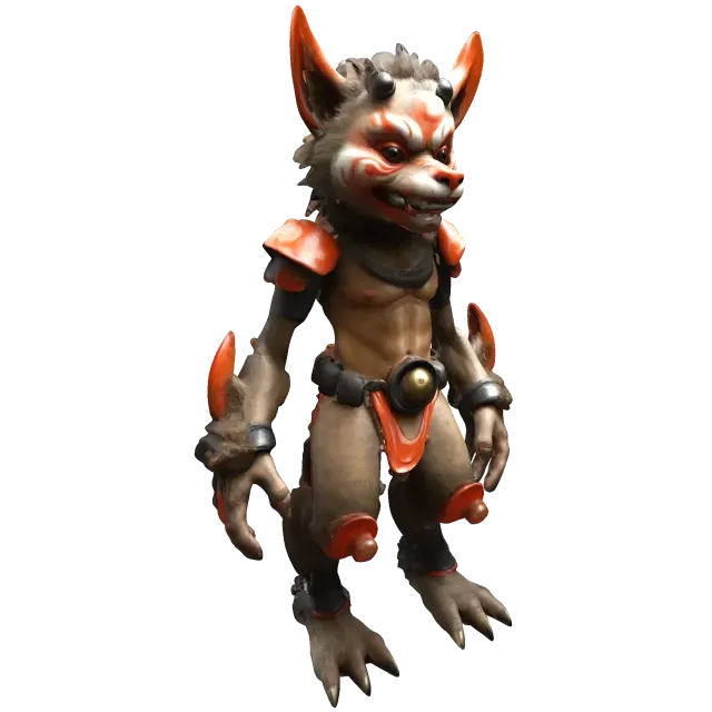 Fierce Fox-Oni Guardian — Фото 2 из 9