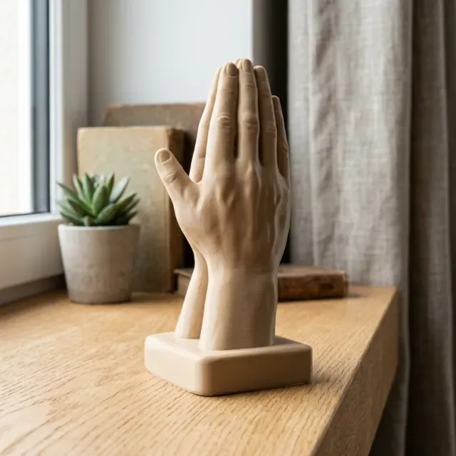 Praying Hands Statue, Religious, Spiritual, Statue — Фото 6 из 8