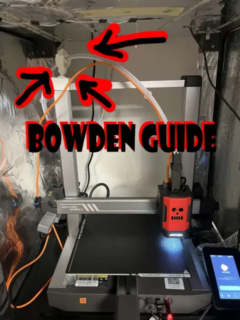 Anycubic Kobra 3 Combo Bowden cable