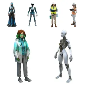 Character Model Collection - Robotics & Professional Series