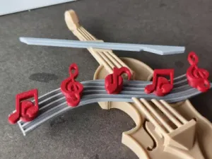 音符小提琴装饰