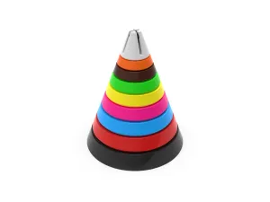 Educational Puzzle Game for Kids – Stacking Cone Shape Toy