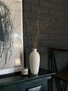 Modern Vase with straight lines