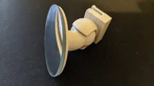 Blind spot mirror holder - adjustable