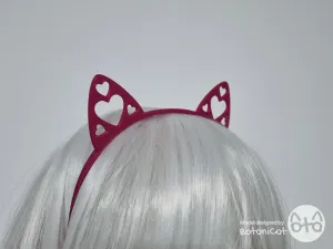 Headband: Hearts Cat Ears