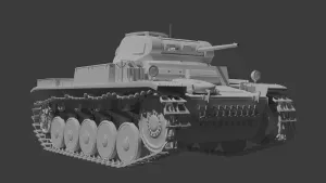 Panzer Tank 3D Printing STL File