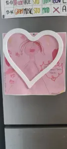 Heart Magnetic Photo Frame