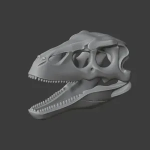 Therizinosaurus Skull