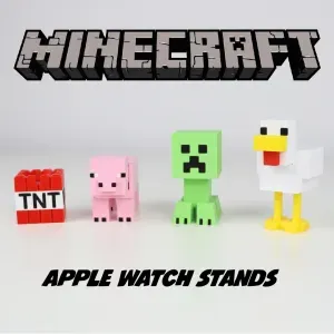 Minecraft 4-in-1 Apple Watch Stand Bundle for Minecraft