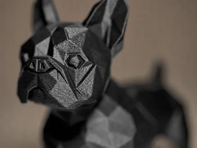 Geometric FRENCH BULLDOG Figurine — Image 4 of 8