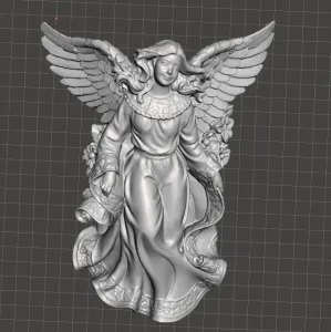 saras angel flower pot wall hanger