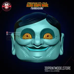 Dandadan Alien Serpo Mask - Dan Da Dan Okarun Cosplay