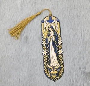 Virgin Mary Prayer HueForge Bookmark