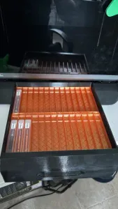 Nozzle Hoarder Inserts for Creality K2 Base with tool drawer
