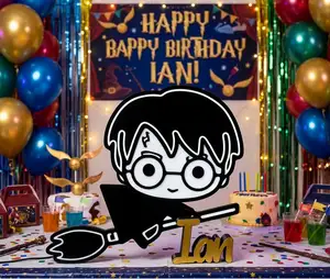 ⚡ Wizarding World Name Sign: Magic School Decor - [Name Ian]